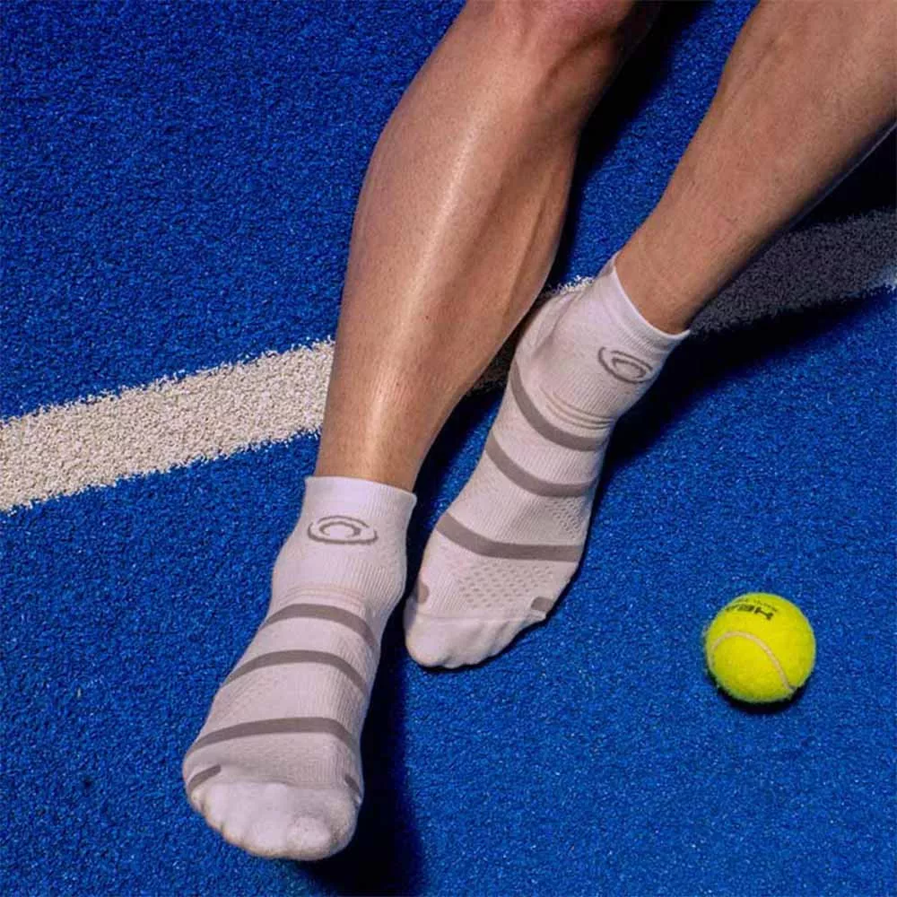 Chaussettes BV Sport Padel Courte Blanc