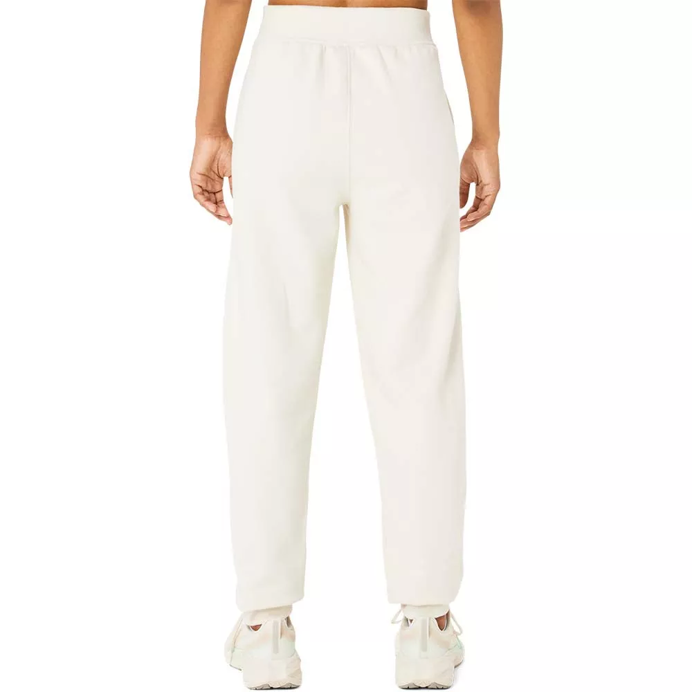 Pantalon Asics Logo Femme Blanc cass&eacute;