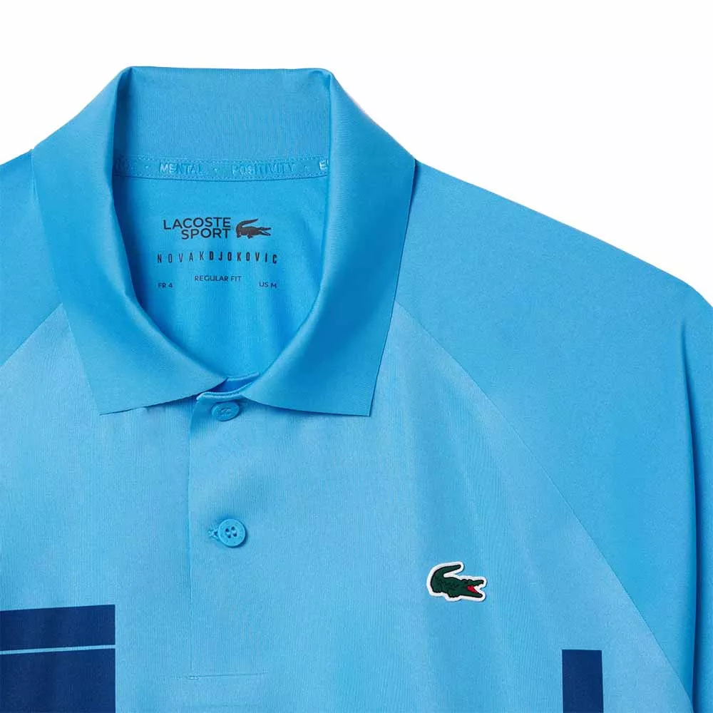 Polo Lacoste Tennis Novak Djokovic Player Bleu / Marine