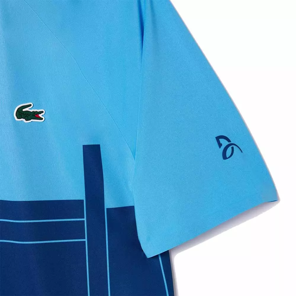 Polo Lacoste Tennis Novak Djokovic Player Bleu / Marine