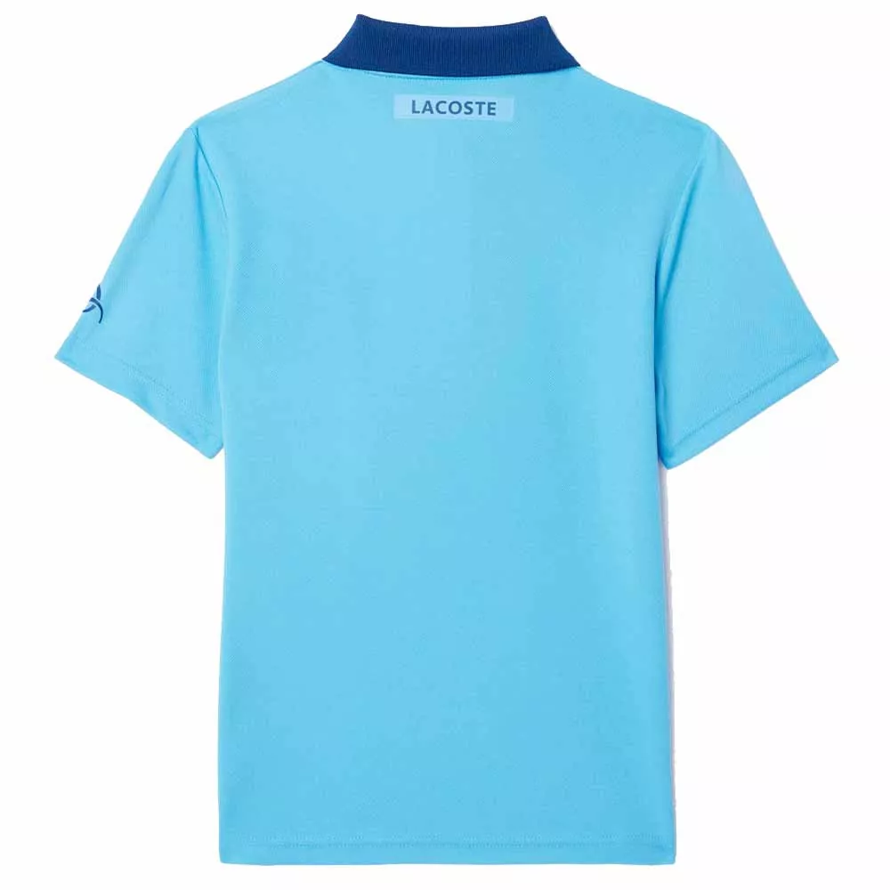 Polo Lacoste Tennis Novak Djokovic Junior Bleu