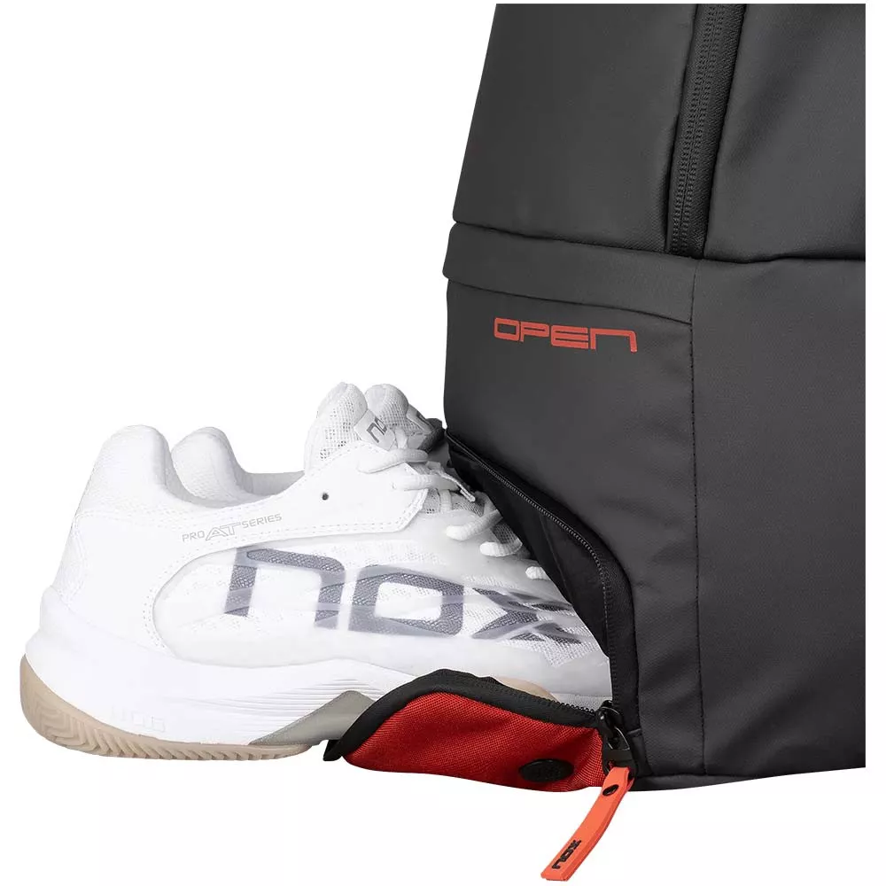 Sac &agrave; dos Nox Luxury Open Series Noir / Rouge