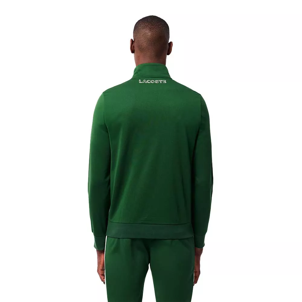 Veste zipp&eacute;e Lacoste Tennis Vert / Blanc