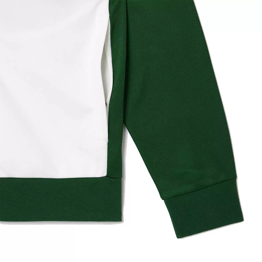 Veste zipp&eacute;e Lacoste Tennis Vert / Blanc