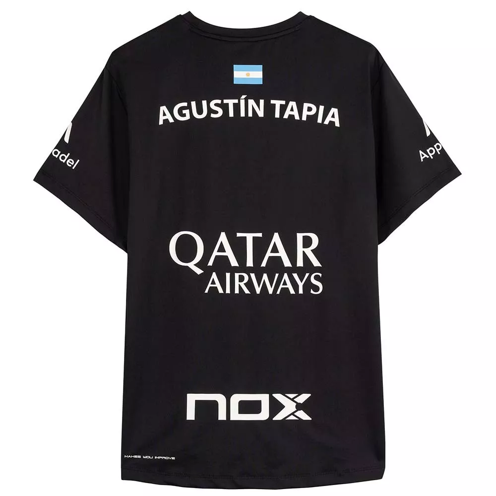 T-shirt Nox AT10 Agust&iacute;n Tapia Noir