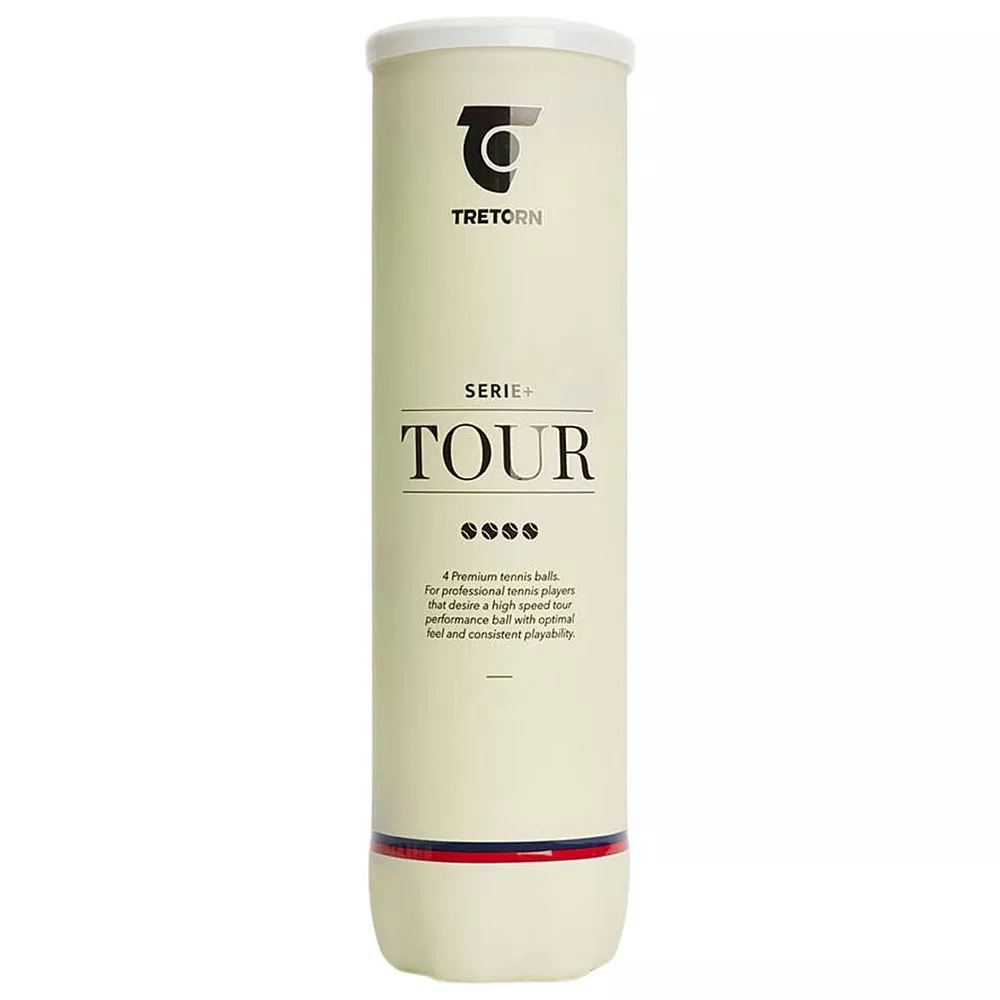 Tube de 4 balles Tretorn Serie+ Tour