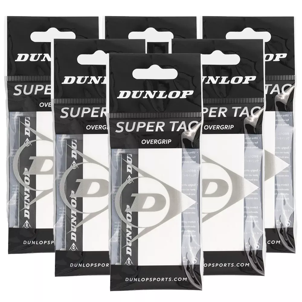 Surgrips Dunlop Super Tac Blanc x 30