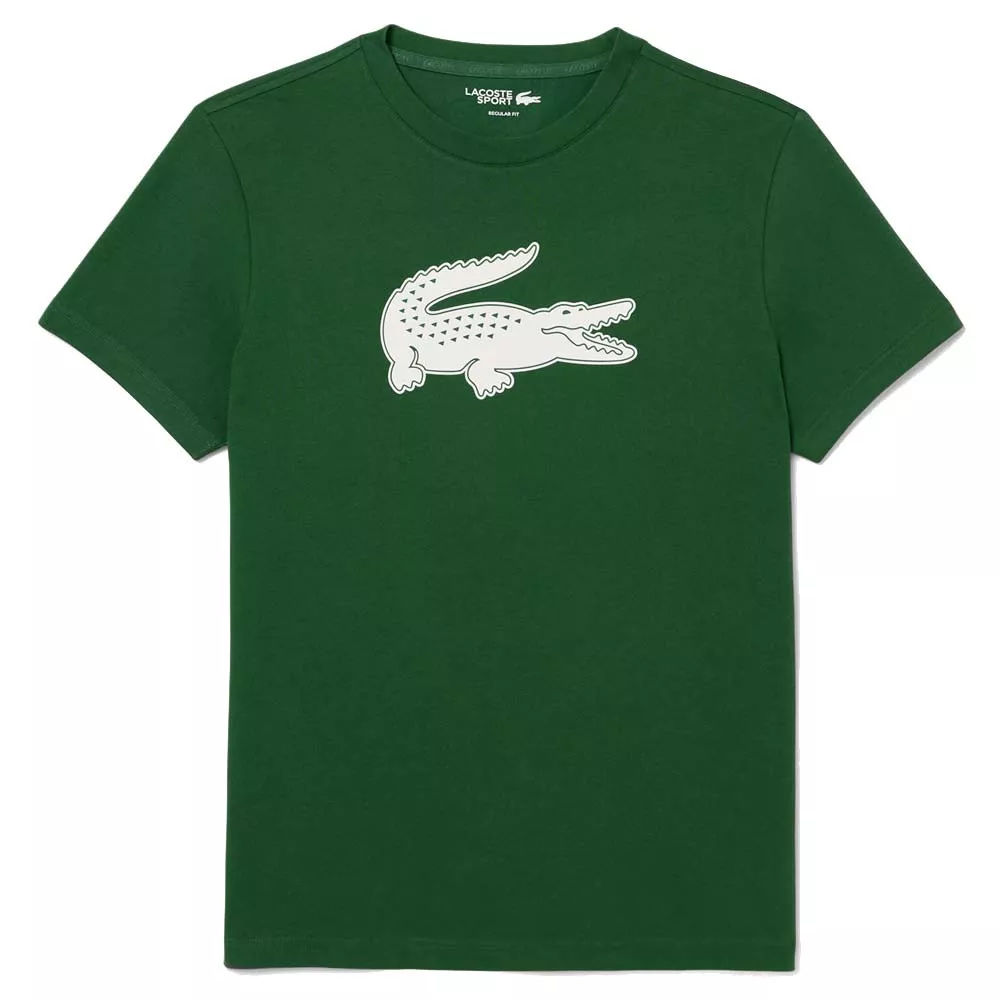 T-Shirt Lacoste Sport Vert fonc&eacute;