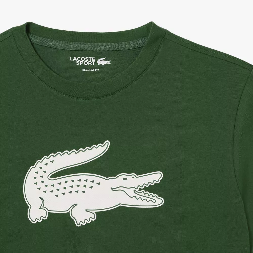 T-Shirt Lacoste Sport Vert fonc&eacute;