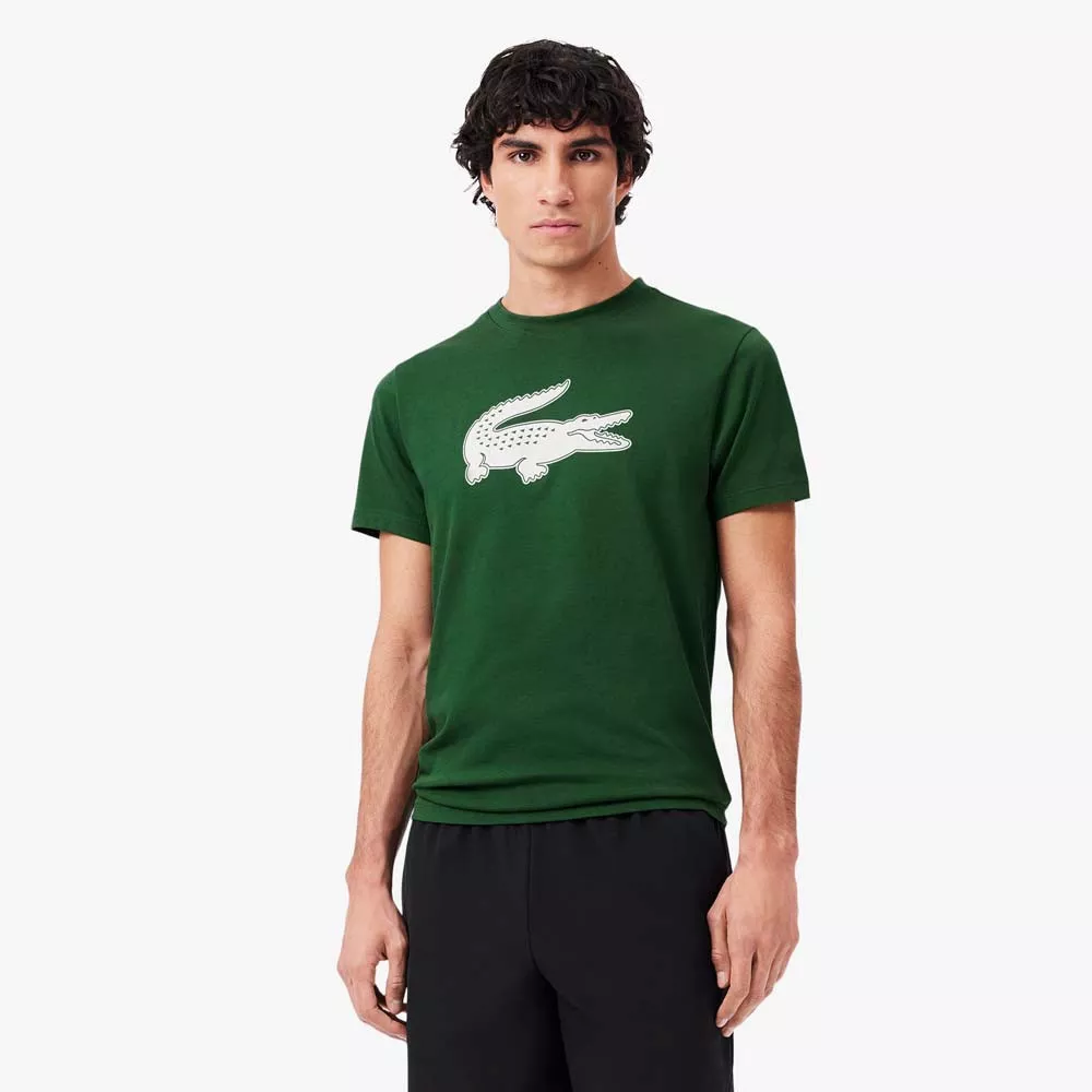 T-Shirt Lacoste Sport Vert fonc&eacute;