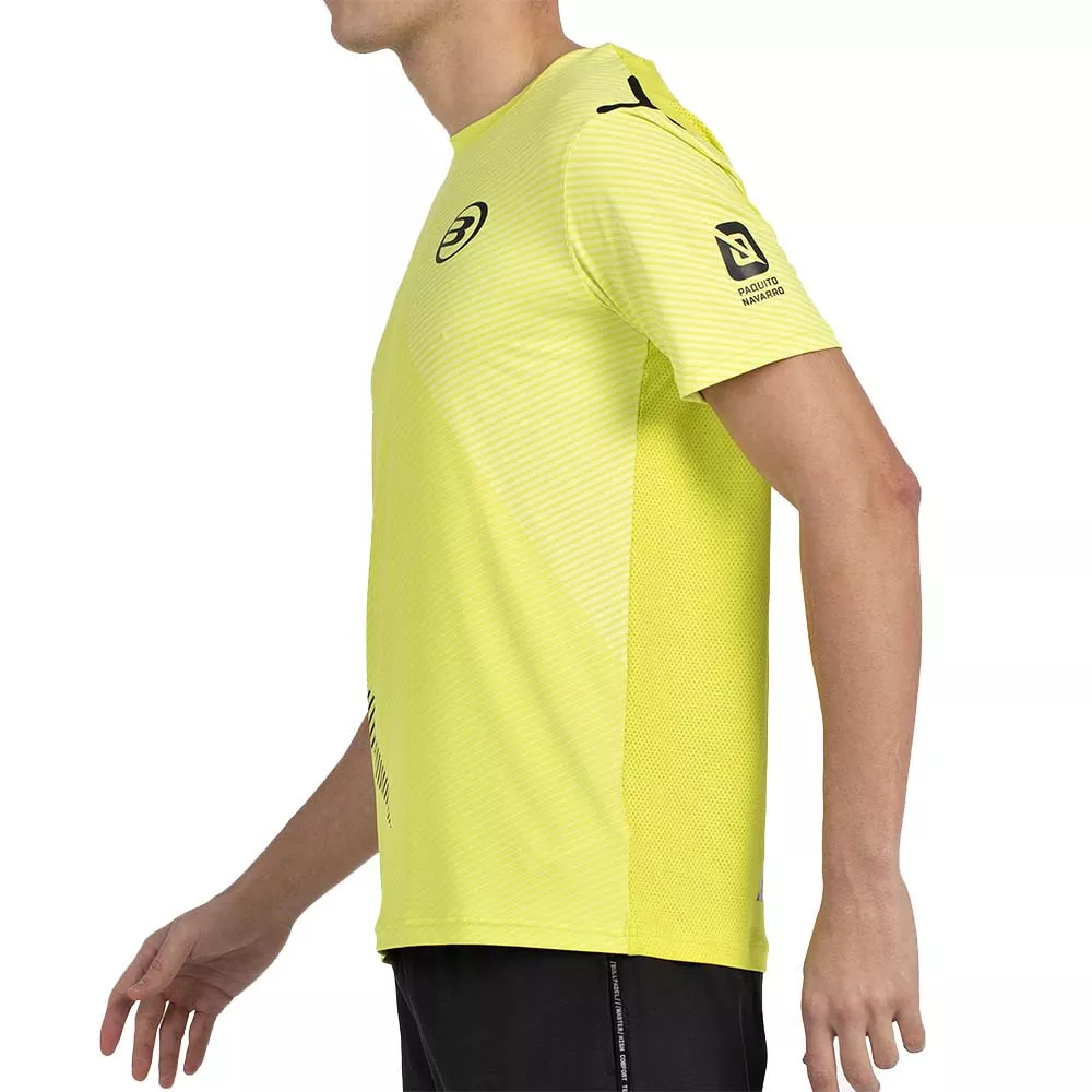 T-shirt Bullpadel Paquito Navarro 25V Jaune