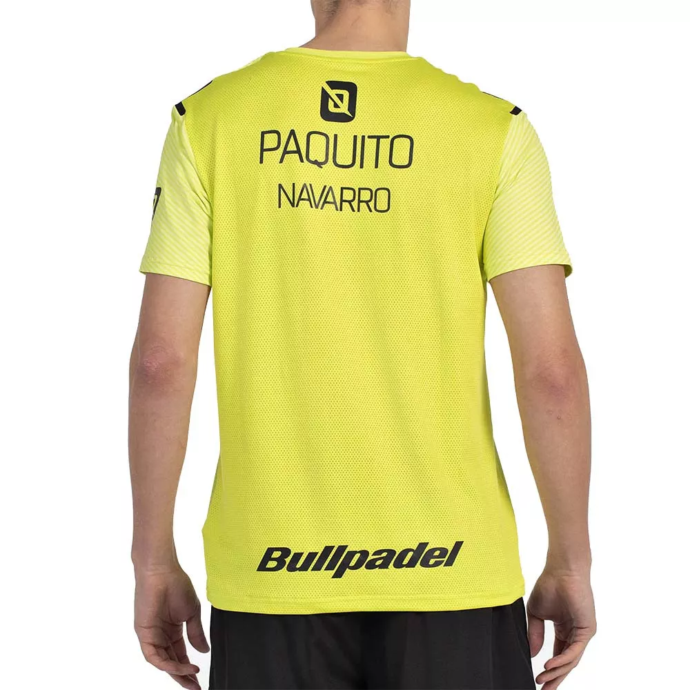 T-shirt Bullpadel Paquito Navarro 25V Jaune