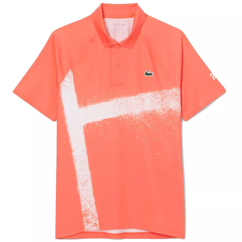 Polo Lacoste Tennis Novak Djokovic Player Rouge / Blanc