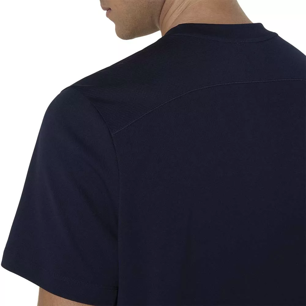 T-Shirt Asics Court SS Bleu marine