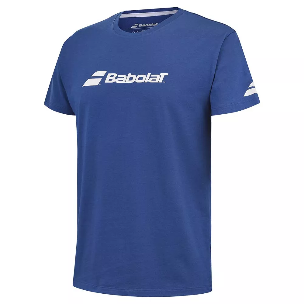 T-Shirt Babolat Exercise Gar&ccedil;on Bleu Marine