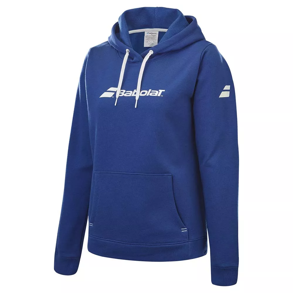 Sweat &agrave; capuche Babolat Exercise Femme Bleu marine