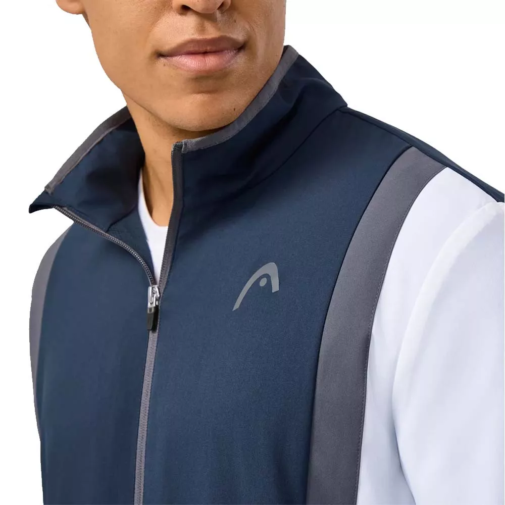 Veste zipp&eacute;e Head Club 25 Bleu marine / Blanc