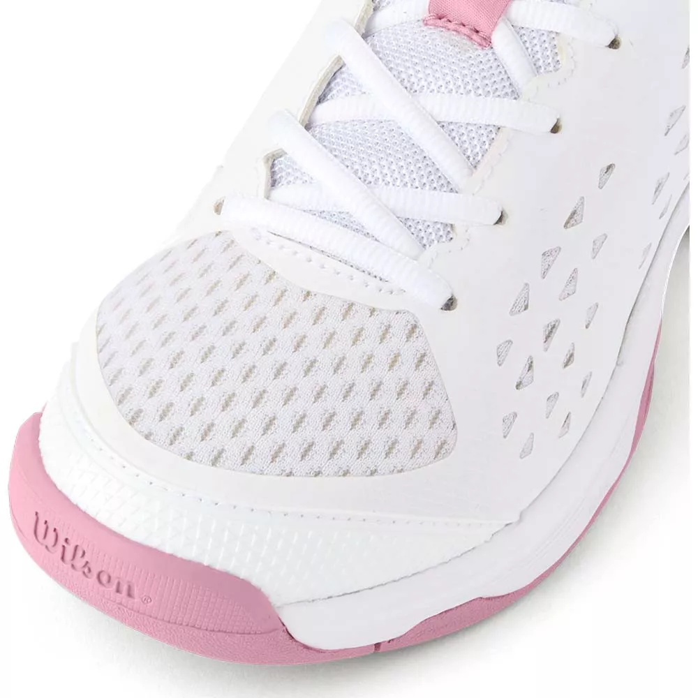 Chaussures Wilson Rush Pro L Junior Blanc / Rose