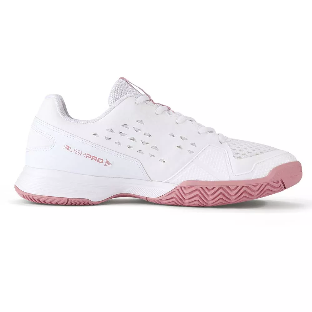 Chaussures Wilson Rush Pro L Junior Blanc / Rose