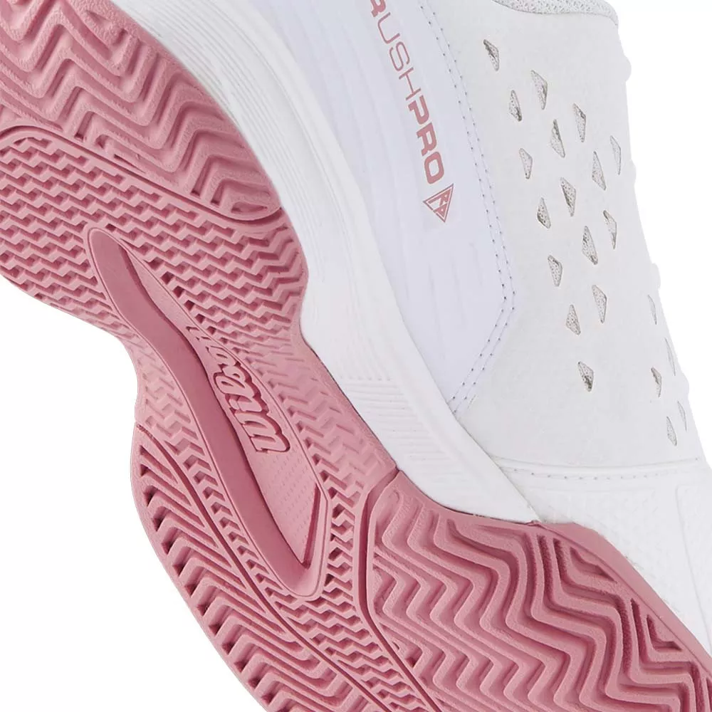 Chaussures Wilson Rush Pro L Junior Blanc / Rose