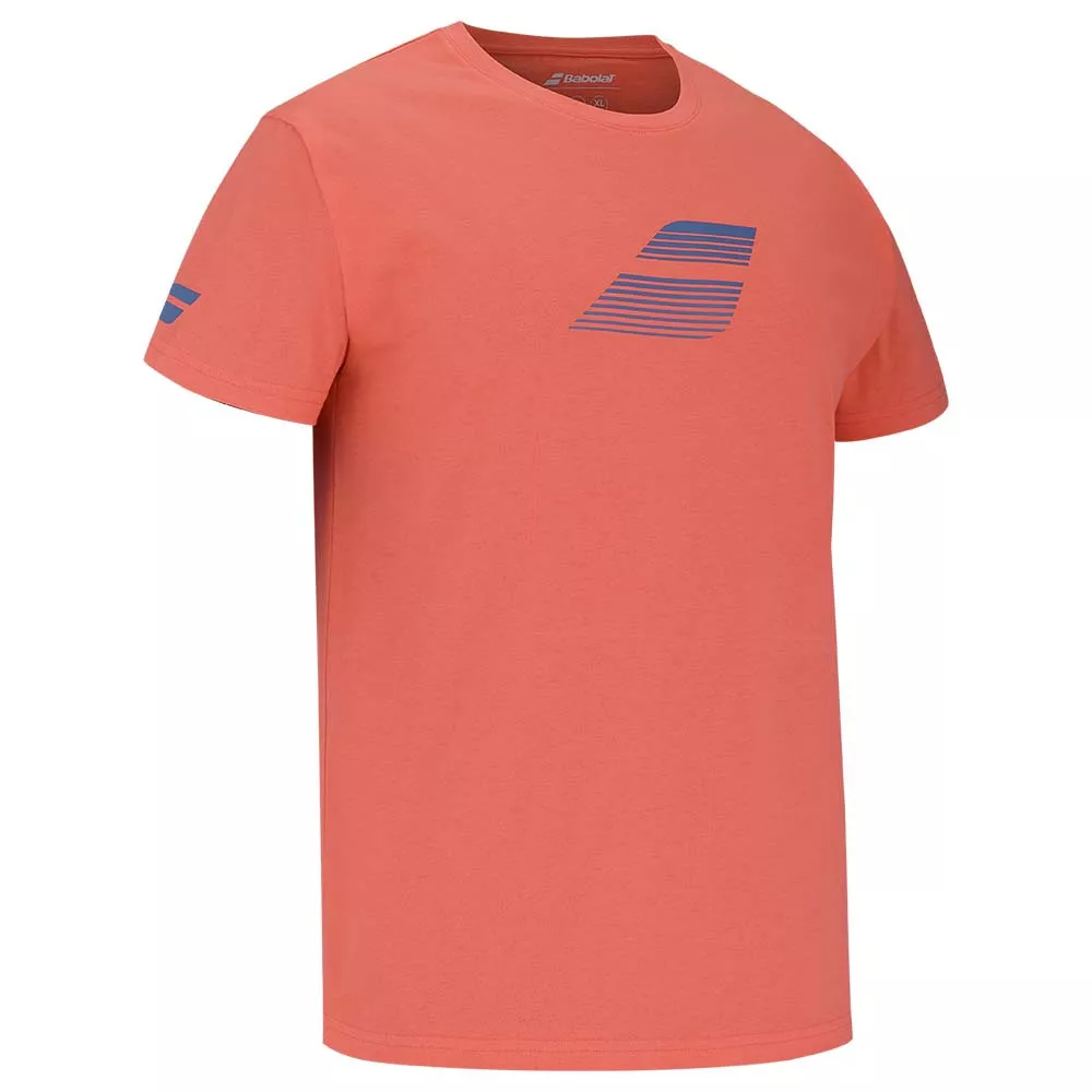 T-Shirt Babolat Cotton Junior Rouge