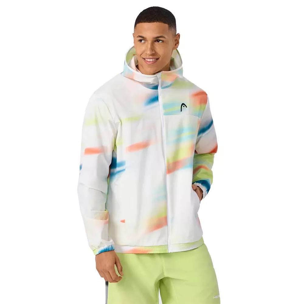 Veste zipp&eacute;e Head Blur Blanc / Multicolore