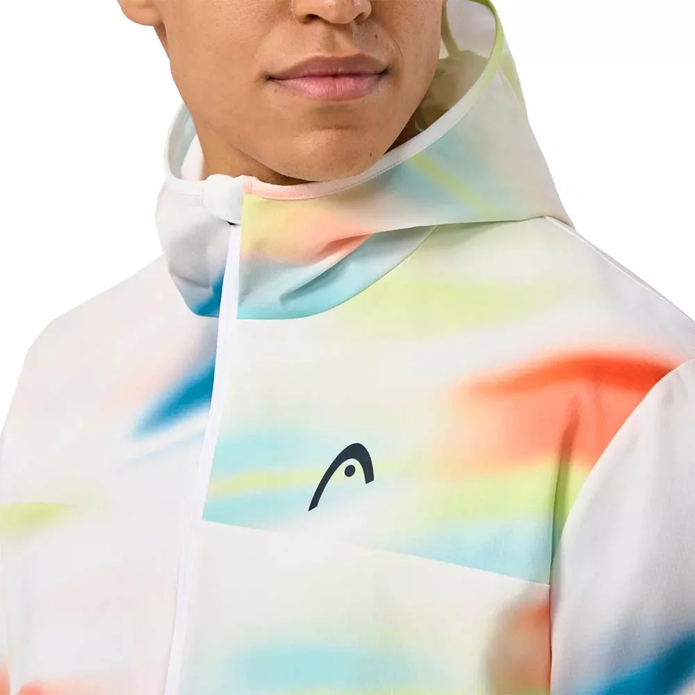 Veste zipp&eacute;e Head Blur Blanc / Multicolore