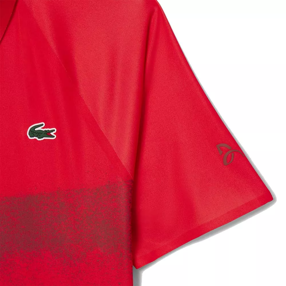 Polo Lacoste Tennis Novak Djokovic Player Rouge / Bordeaux