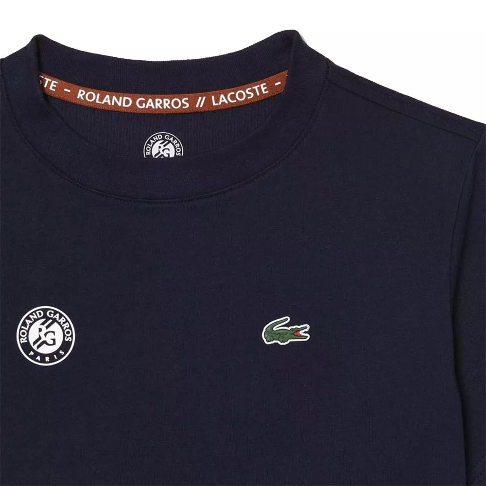 T-Shirt Lacoste Roland Garros Junior Bleu marine