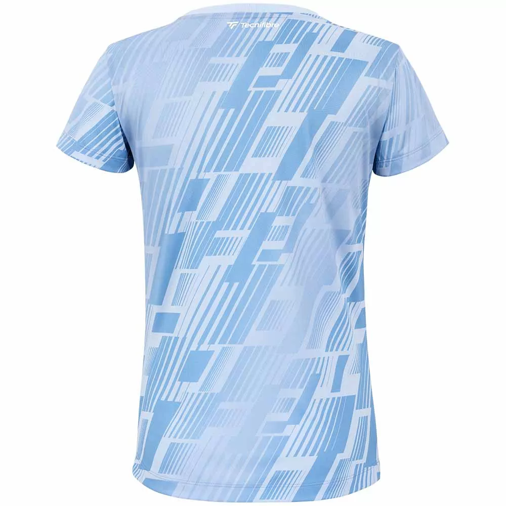 T-Shirt Tecnifibre Infini Tee X-Loop Femme Bleu ciel