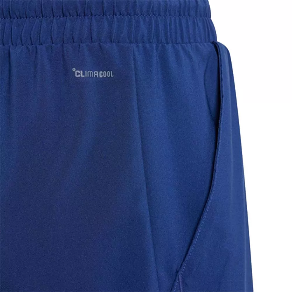 Short Adidas Junior Club 3 Bandes Bleu fonc&eacute;