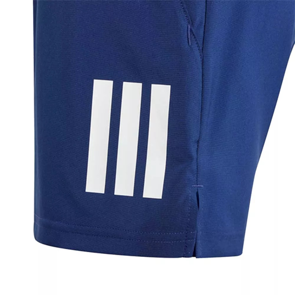 Short Adidas Junior Club 3 Bandes Bleu fonc&eacute;