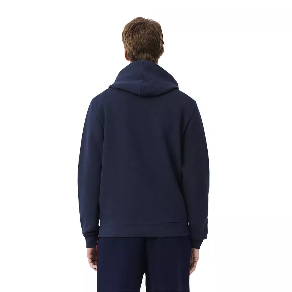 Sweat &agrave; capuche Lacoste Roland Garros Club Bleu marine