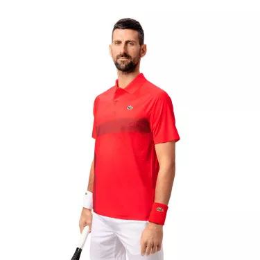 Polo Lacoste Tennis Novak Djokovic Player Paris Rouge