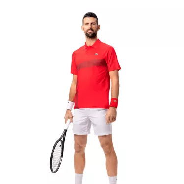 Polo Lacoste Tennis Novak Djokovic Player Paris Rouge