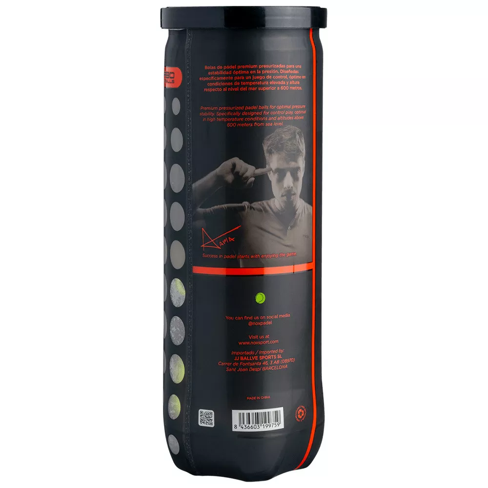Tube de 3 balles Nox Pro Titanium