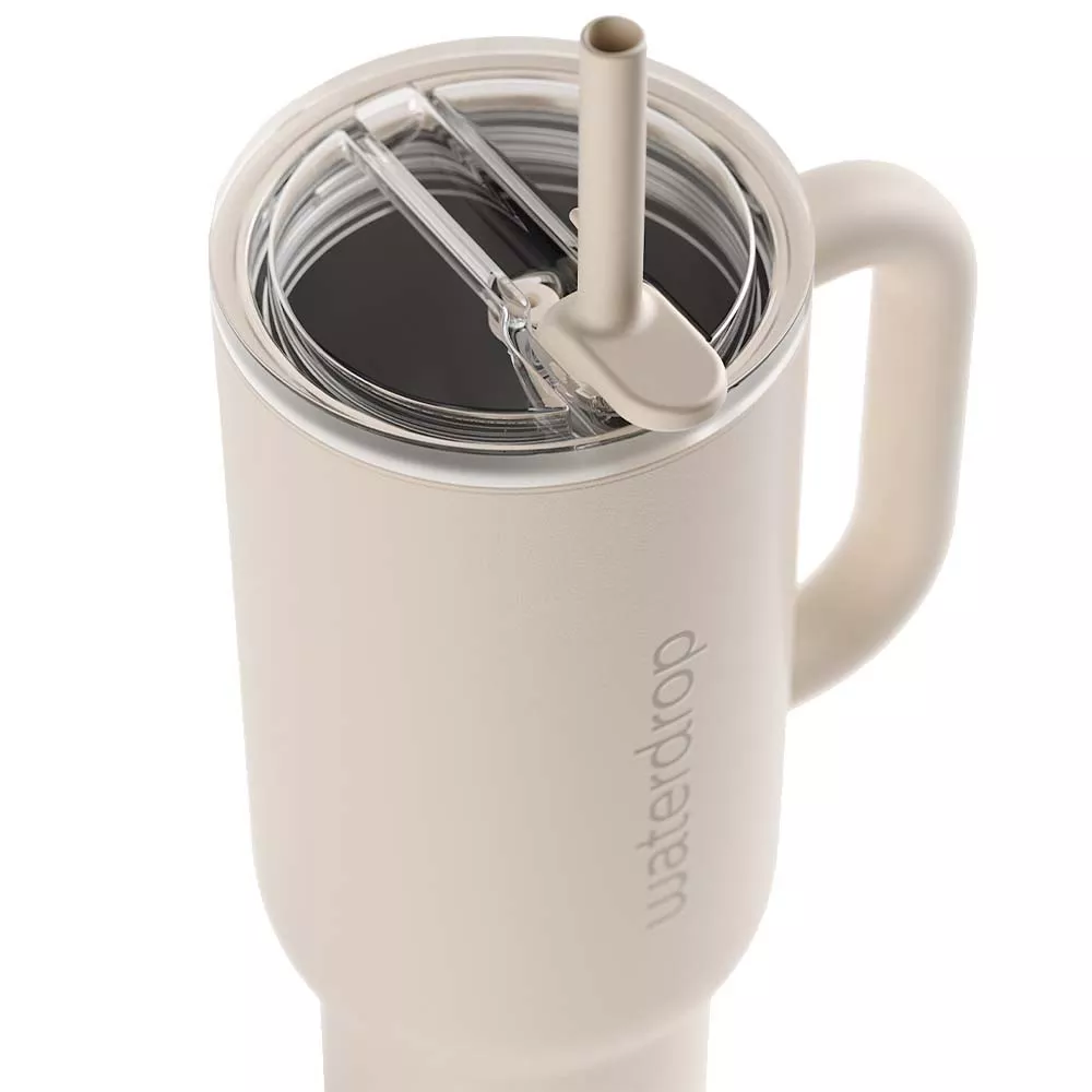 Gourde Waterdrop Exploreur Thermo Blanc cass&eacute;