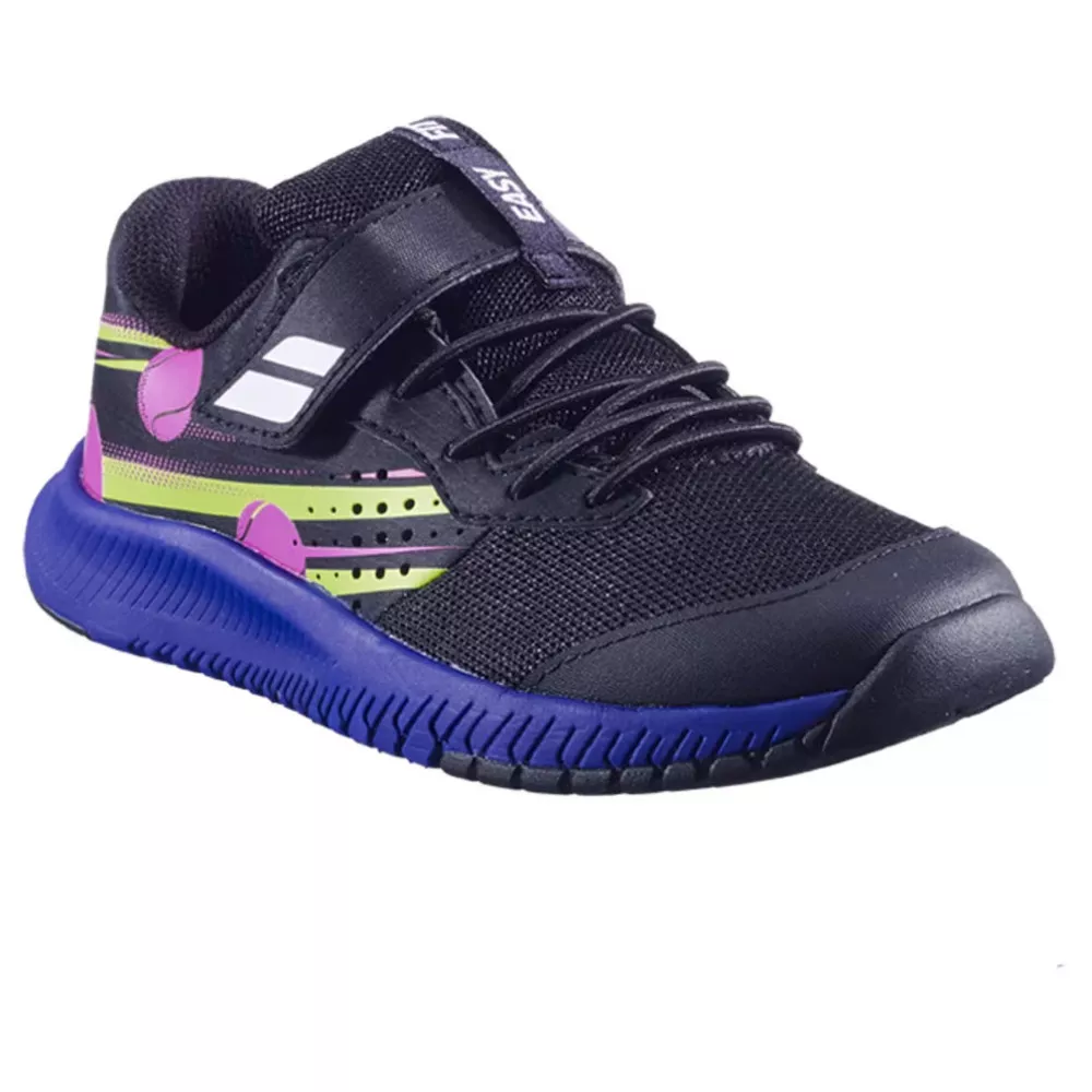 Chaussures Babolat Pulsion Kid All Court Junior Noir / Bleu