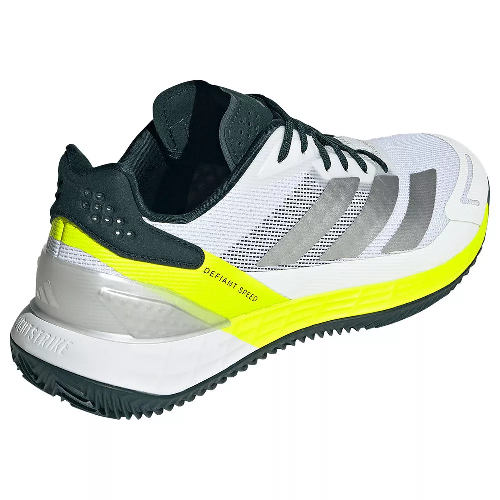 Chaussures Adidas Defiant Speed 2 Terre Battue Blanc / Jaune