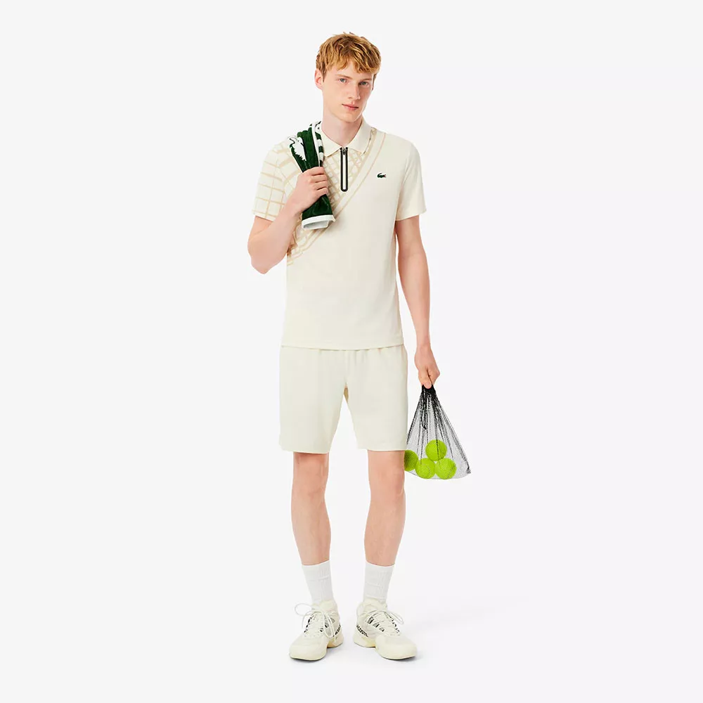 Short Lacoste Sport Ultra Dry Ecru
