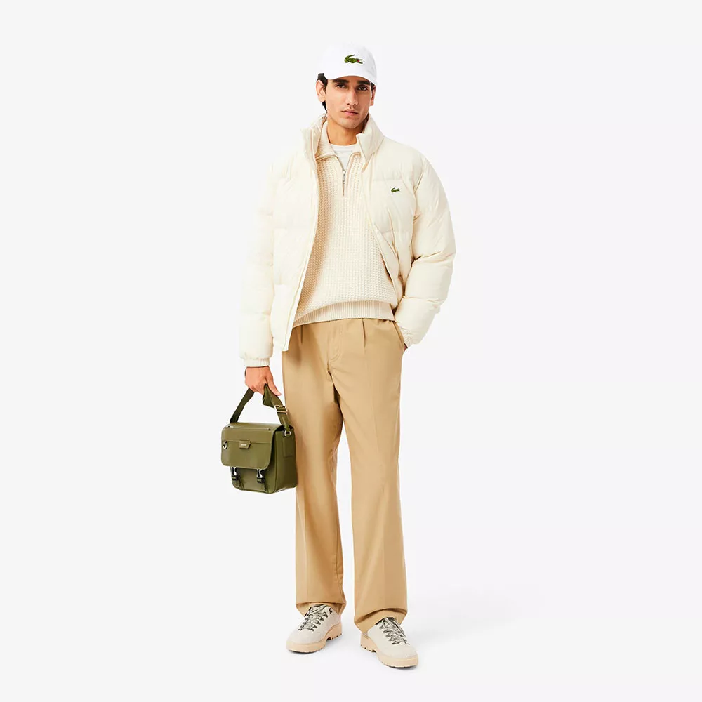 Casquette Lacoste Twill De Coton Blanc