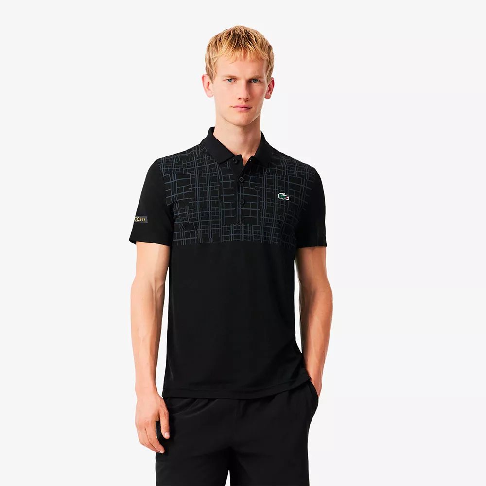 Polo Lacoste Tennis Novak Djokovic Noir