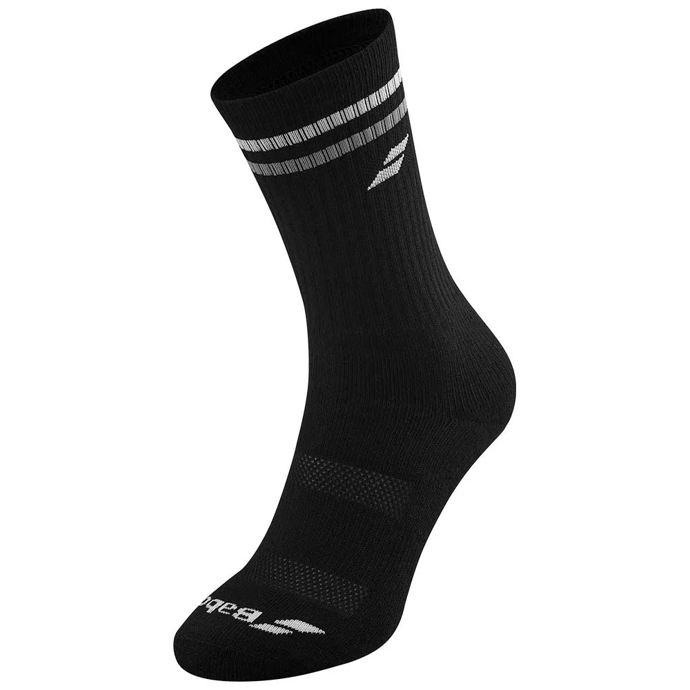 Chaussettes Babolat Team Single Noir / Blanc