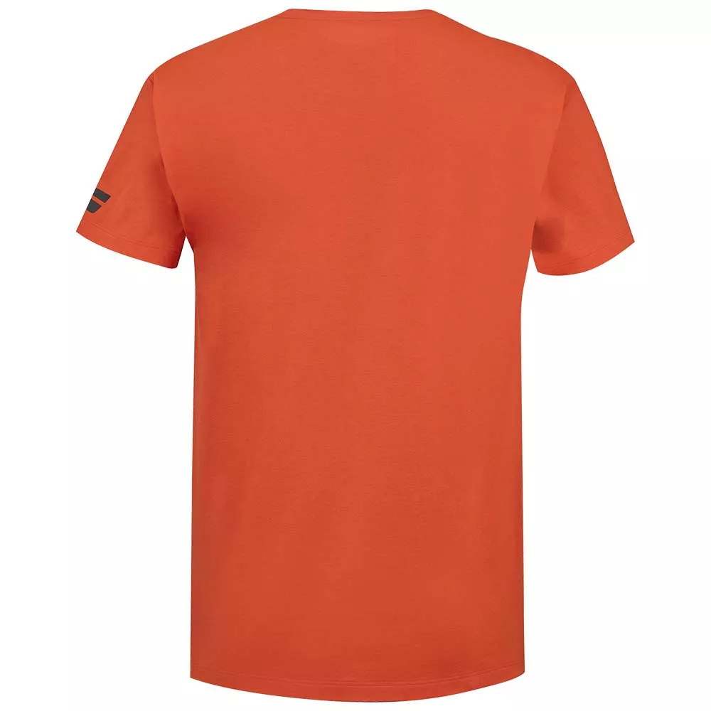 T-Shirt Babolat Exercise Gar&ccedil;on Rouge