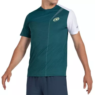 T-shirt Bullpadel Llico Vert fonc&eacute;