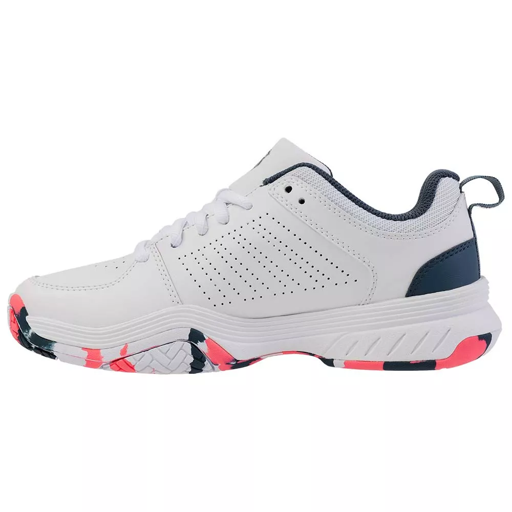 Chaussures K-Swiss Court Express 2 Junior Blanc / Bleu marine