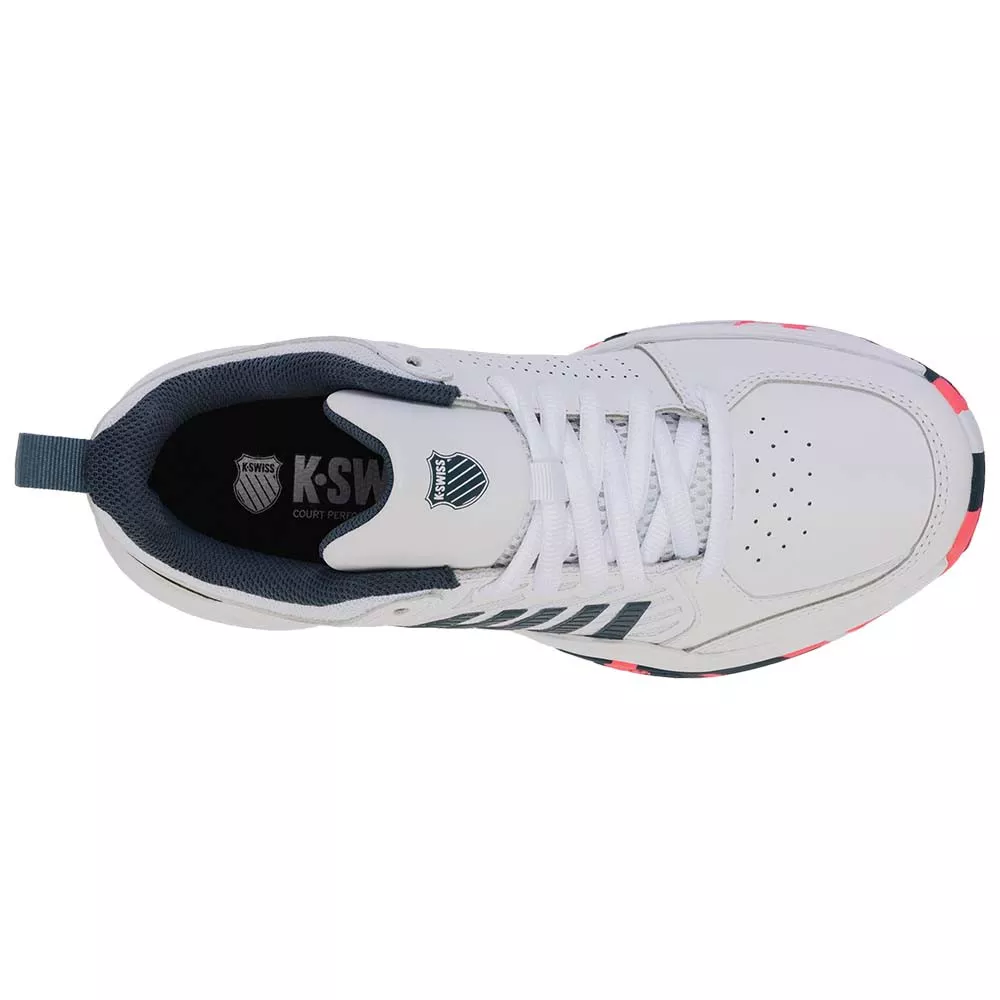 Chaussures K-Swiss Court Express 2 Junior Blanc / Bleu marine
