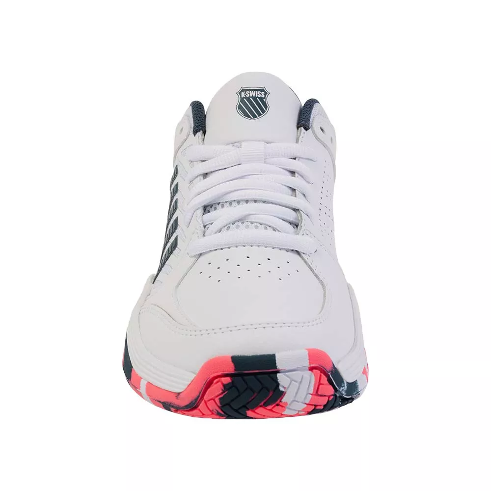 Chaussures K-Swiss Court Express 2 Junior Blanc / Bleu marine