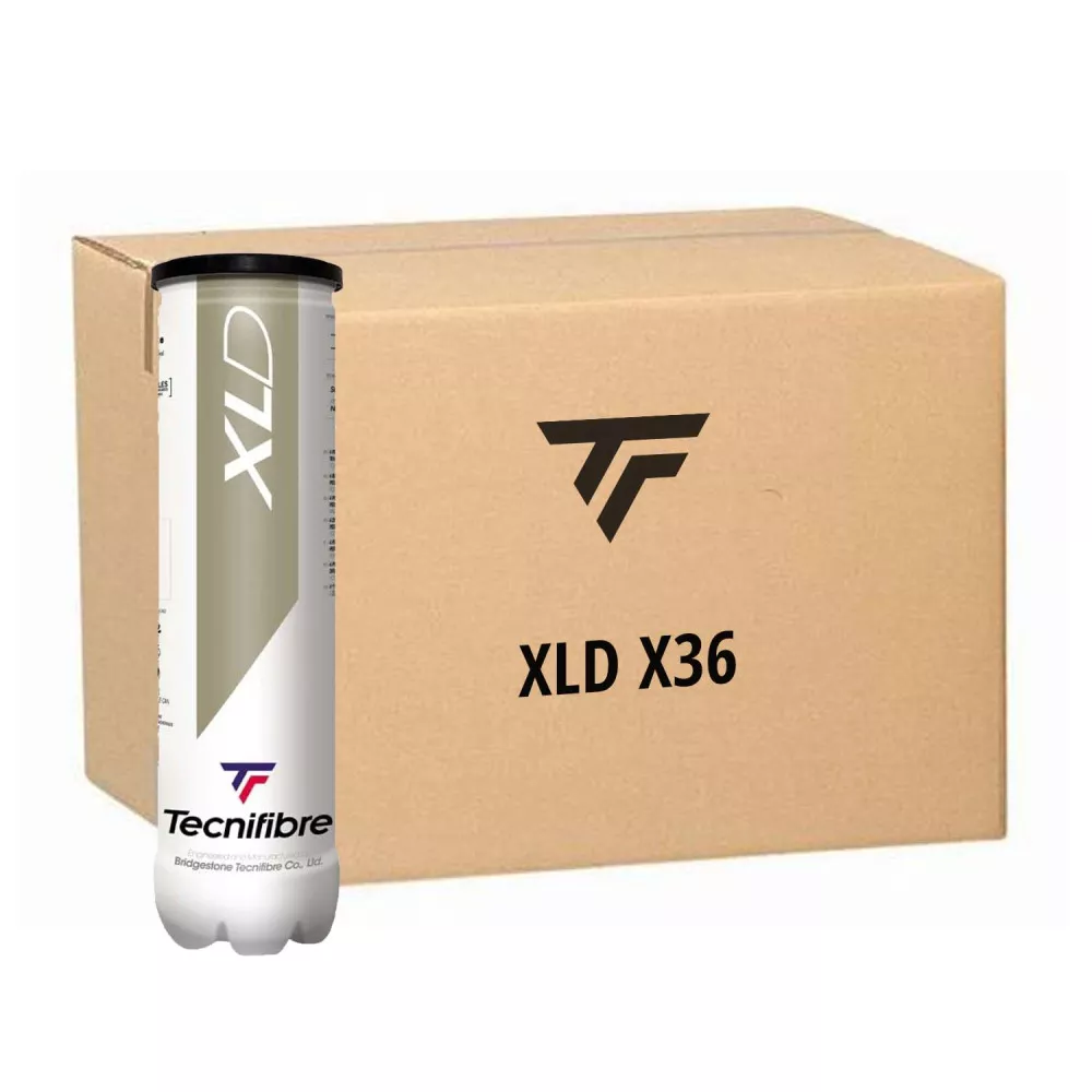 Carton de 36 tubes de 4 Balles Tecnifibre XLD