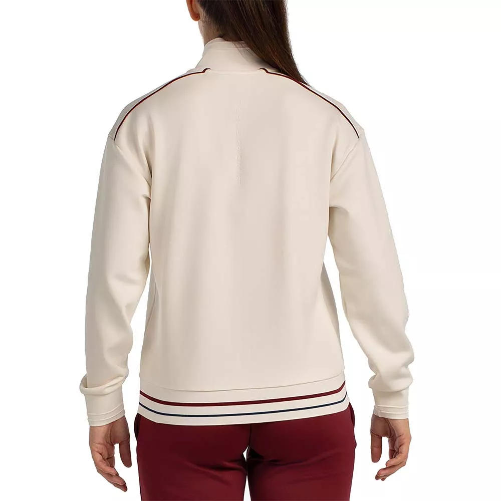Sweatshirt Bullpadel Alsa Blanc cass&eacute;